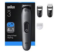 BRAUN All-in-One Series 3 AIO3500 4-in-1 Body Groomer Kit - Grey, Silver/Grey