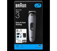 Braun All-in-One Series 3, AIO3540, 8in1 Grooming Kit - Grey