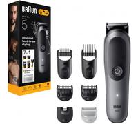 BRAUN All-in-One Kit Series 5, 7in1 Grooming, Sharp Blade, Body Trim, AIO5520, Grey, Top Gift Picks