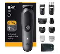 BRAUN All-in-One Series 5 AIO5560 11-in-1 Grooming Kit - Grey