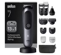 Braun All-in-One Series 7, 13in1 Grooming Kit, ProBlade, AutoSense, AIO7560, Grey