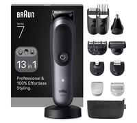 Braun All-in-One Series 7, 13in1 Grooming Kit, ProBlade, AutoSense, AIO7560, Grey