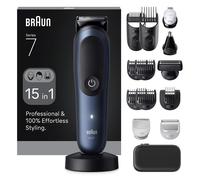 BRAUN All-in-One Series 7, AIO7580, 15in1 Grooming Kit - Blue, Blue