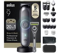 Braun All-in-One Series 9, AIO9540, 20in1 Grooming Kit - Grey, Silver/Grey