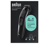 Braun All-In-One Style Kit Series 3 SK3400, 3-in1 Kit For Beard, Hair & More