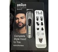Braun All-In-One Style Kit Series 7 MGK7440, 11-in-1 Kit For Beard, Hair, Manscaping & More
