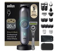 BRAUN All-in-One Series 9, AIO9540, 20in1 Grooming Kit - Grey, Silver/Grey