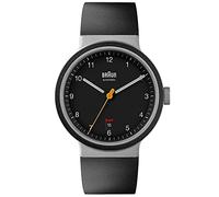Braun Automatic 3-Hand 40mm Mens Watch with Date Analogue Watch, Rubber Strap, 40mm Stainless Steel Case, Model BN0278BKBKG.