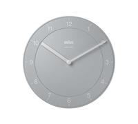 Braun BC06G-DCF Classic Radio Controlled Wall Clock 20 cm Gray