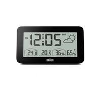 Braun BC13BP digital alarm clock w. weather station