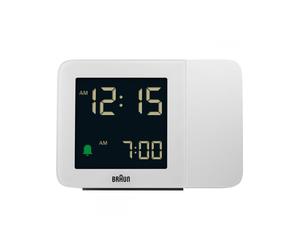 Braun BC15W-DCF digital projection alarm clock