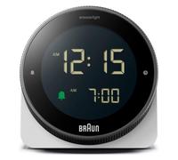 Braun Bc24B Digital Alarm Clock With Rotating Bezel For Quick Time Setting Black