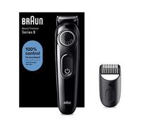 Braun Beard Trimmer Series 3 BT3400, Electric Beard Trimmer For Men, With Ultra-Sharp Blade, & 20 Length Settings