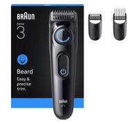 Braun Beard Trimmer Series 3, BT3520 with 3 Styling Tools Black