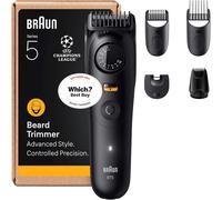 Braun Beard Trimmer Series 5, +5 Styling Tools, Ultra Sharp Blade, 120 Min Runt