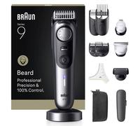 Braun Beard Trimmer Series 9 BT9560, +12 Barbering Tools, 52 Lengths, ProBlade, Chrome