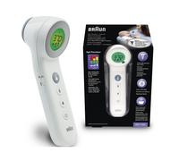 Braun BNT400 No-Touch Forehead Thermometer with Dual Technology, Age Precision, 2s Readings, Food Mode, Celsius/Fahrenheit