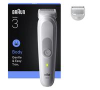BRAUN Series 3 BRABG3500 Wet & Dry Body Groomer - Grey, Silver/Grey