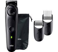 Braun BT5430 Beard Trimmer, Beard Trimmer/Trimmer/Hair Trimmer for Men, Hair Trimmer with Ultra Sharp Blade, 40 Length Settings, Bag, 100 Minutes Wireless Running Time,
