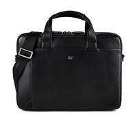 Braun Büffel Golf 3.0 Briefcase Genuine Leather 37.5 cm Laptop compartment black