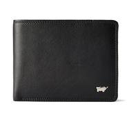 Braun Büffel Golf 3.0 Wallet RFID protection Leather 12.5 cm black