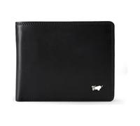Braun Büffel Golf 3.0 Wallet RFID protection Leather 12 cm black