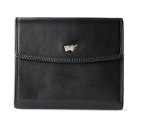 Braun Büffel Golf 3.0 Wallet RFID protection Leather 12 cm black