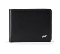 Braun Büffel Golf 3.0 Wallet RFID protection Leather 12 cm black