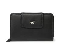 Braun Büffel Golf 3.0 Wallet RFID protection Leather 14 cm black