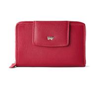 Braun Büffel Golf 3.0 Wallet RFID protection Leather 14 cm red