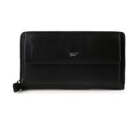 Braun Büffel Golf 3.0 Wallet RFID protection Leather 19 cm black