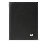 Braun Büffel Golf 3.0 Wallet RFID protection Leather 9.5 cm black