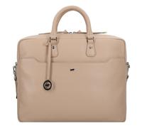 Braun Büffel Hanna Briefcase Genuine Leather 41 cm Laptop compartment beige