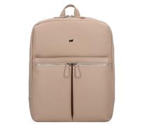 Braun Büffel Hanna Business backpack M Genuine Leather 40 cm Laptop compartment beige