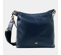Braun Büffel Hanna Hobo zipper bag blue M