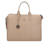 Braun Büffel Hanna Shopper Bag Genuine Leather 39 cm Laptop compartment beige