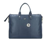 Braun Büffel Hanna Shopper Bag Genuine Leather 39 cm Laptop compartment blue