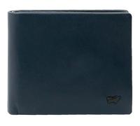 Braun Büffel Hannes Wallet RFID protection Leather 12 cm blue
