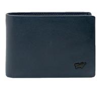 Braun Büffel Hannes Wallet RFID protection Leather 10.5 cm blue