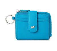 Braun Büffel Joy Credit card case RFID protection Genuine Leather 11 cm blue