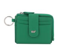 Braun Büffel Joy Credit card case RFID protection Leather 11 cm green