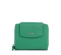 Braun Büffel Joy Wallet RFID protection Genuine Leather 12 cm green
