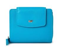 Braun Büffel Joy Wallet RFID protection Genuine Leather 12 cm blue
