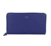 Braun Büffel Joy Wallet RFID protection Leather 19 cm blue