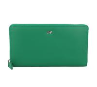 Braun Büffel Joy Wallet RFID protection Leather 19 cm green