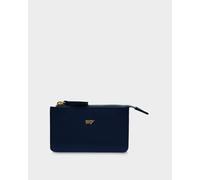 Braun Büffel Leather Asti RFID Key Case blue