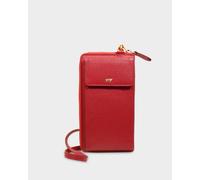 Braun Büffel Leather Asti RFID Wallet with Phone Pocket red