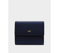 Braun Büffel Leather Zip Bag marine blue