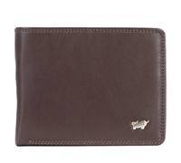 BRAUN BÜFFEL Men's Wallet Made of Genuine Cowhide Leather Golf with RFID Protection - Zetilose Wallet with 8 Card Slots + Loop, brown, Classic