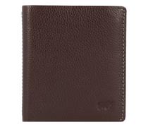 Braun Büffel Prato Wallet RFID protection Leather 9 cm brown